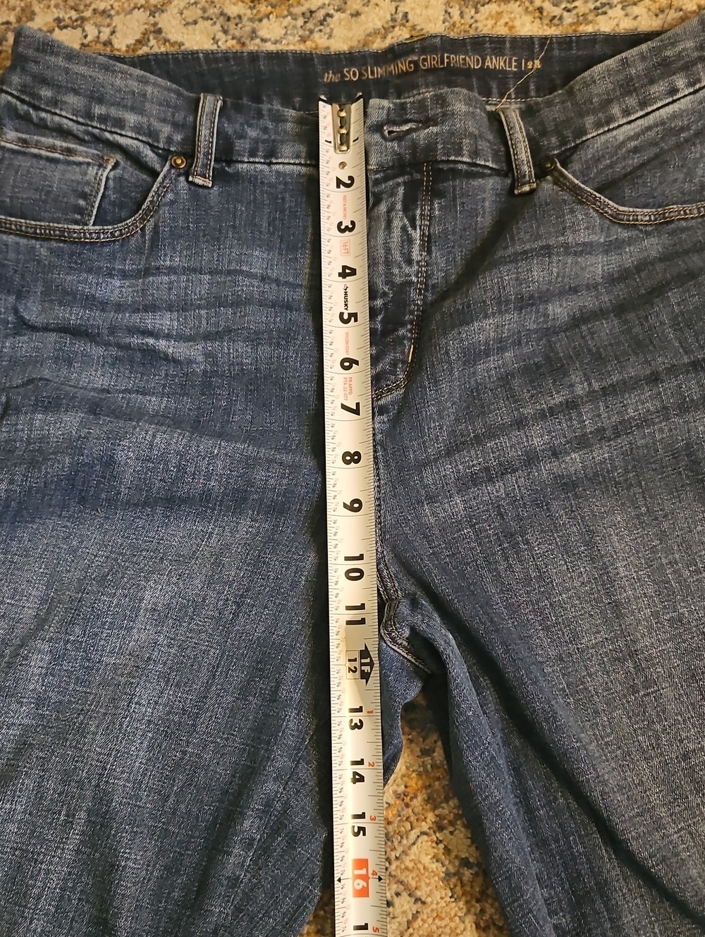 Chico's So Slimming Girlfriend Jeans Size 2 (US 12) Embroidered Boho Ankle - Picture 11 of 13
